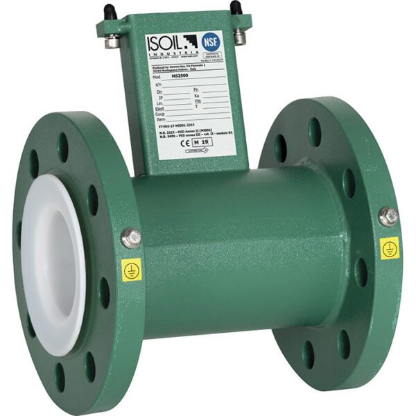 Flanged sensor for electromagnetic flow meters MS2500 ISOMAG